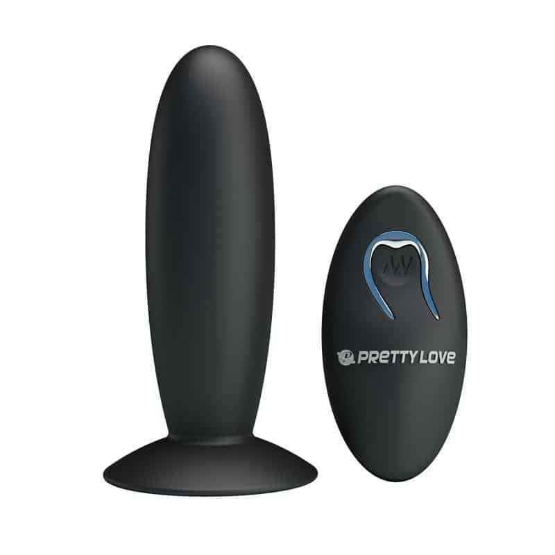 Anal Plug with Remote Control Color Black Anal Plug with Remote Control Color Black