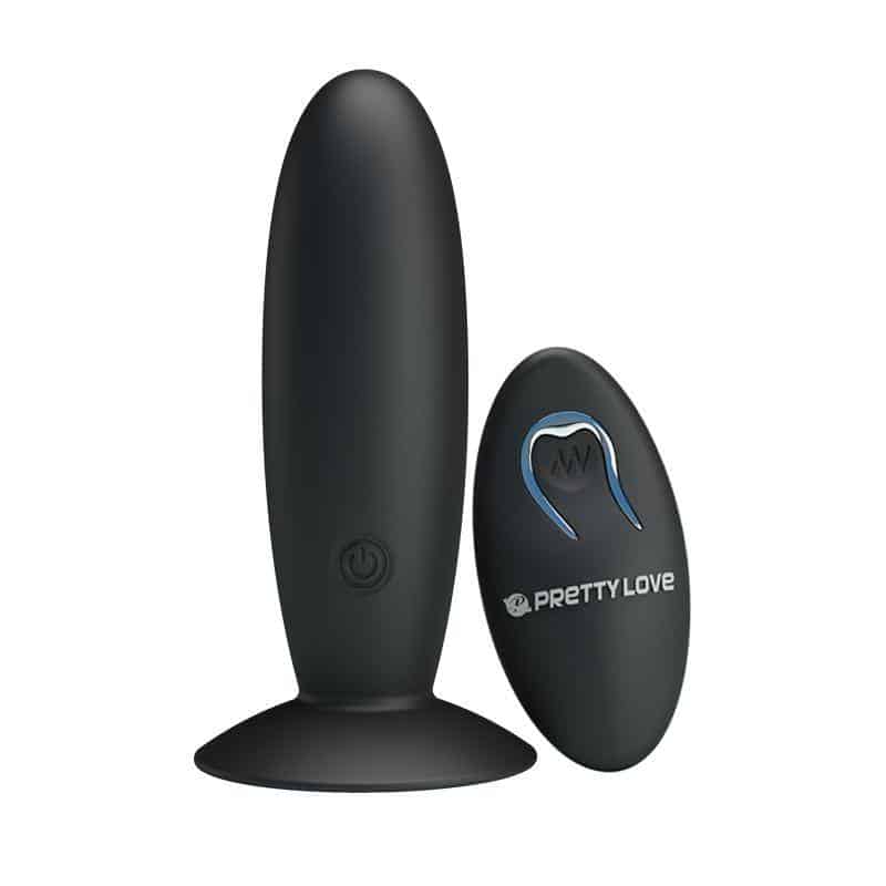 Anal Plug with Remote Control Color Black