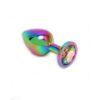 Anal Plug with Rainbow Jewel Pisa Rainbow