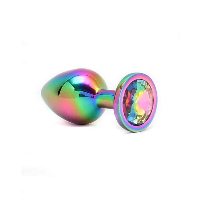 Anal Plug with Rainbow Jewel Pisa Rainbow Anal Plug with Rainbow Jewel Pisa Rainbow