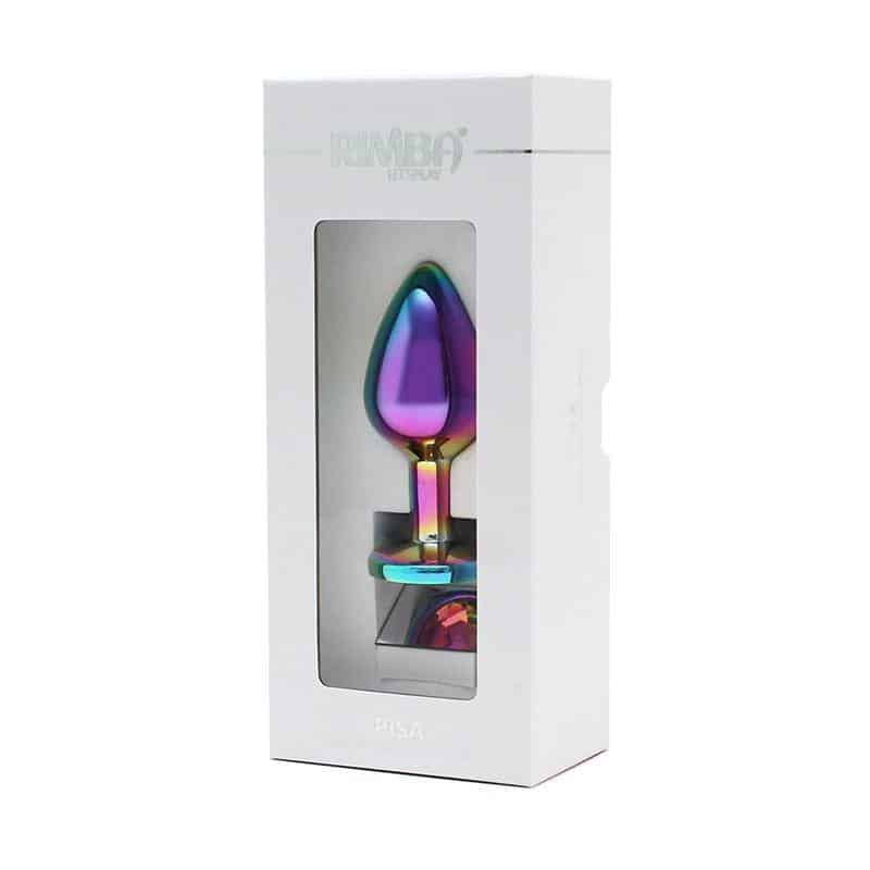 Anal Plug with Rainbow Jewel Pisa Rainbow Anal Plug with Rainbow Jewel Pisa Rainbow