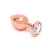Anal Plug with Rose Gold Jewel