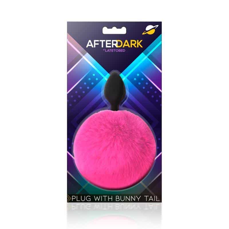 Anal Plug with Pink Pompon Size S Anal Plug with Pink Pompon Size S