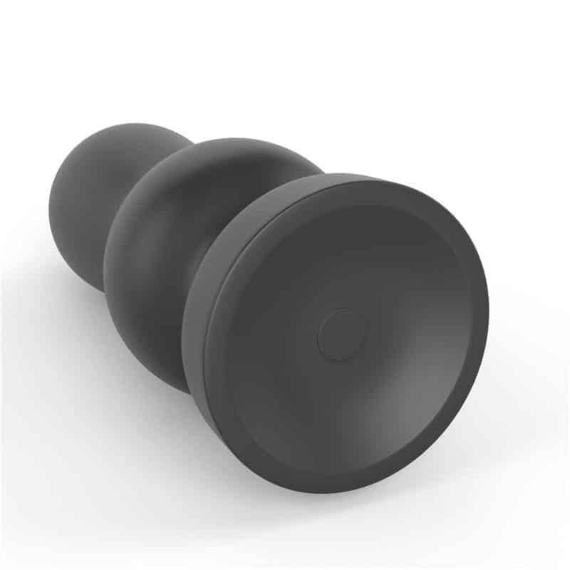 Anal Plug with Vibration King Sized 7 Black Anal Plug with Vibration King Sized 7 Black