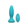 Anal Plug with Vibration Vibe Adventurous Turquoise