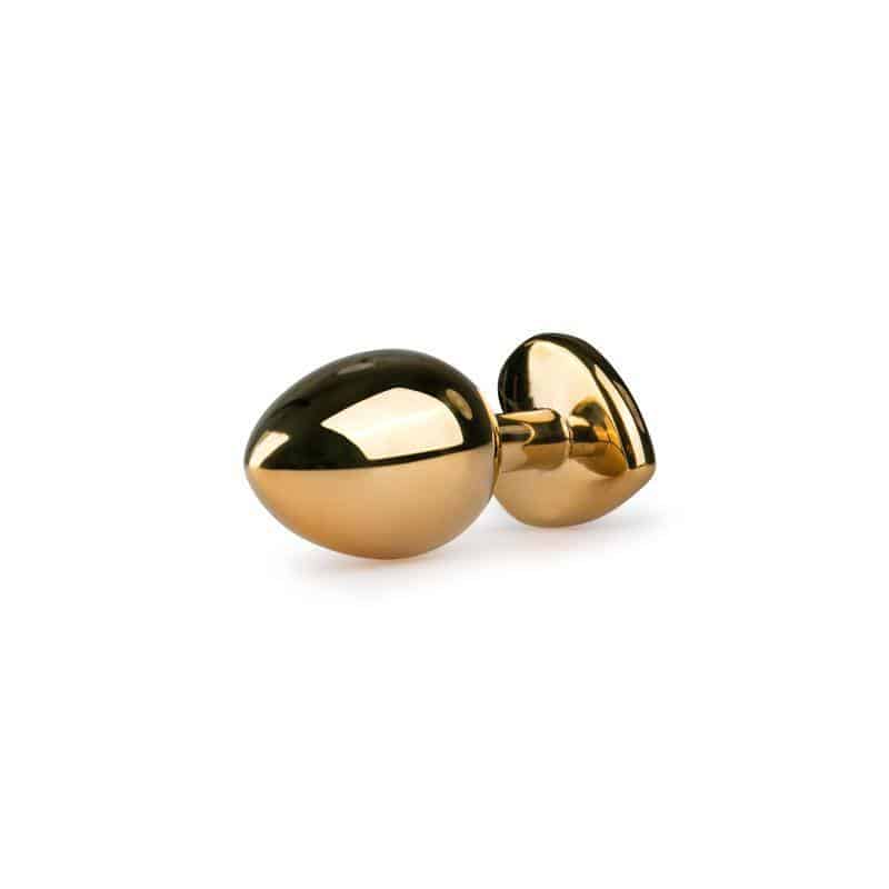 Aluminum Anal Plug No. 7 - Gold/Pink Aluminum Anal Plug No. 7 - Gold/Pink