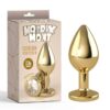 Metal Anal Plug with Jewel Size M
