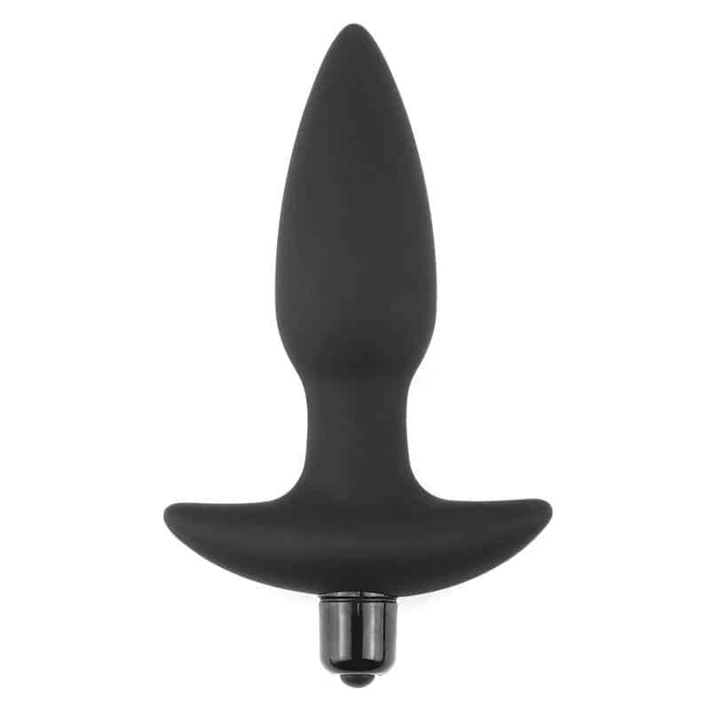 Anal Fantasy Plug with Vibration Black