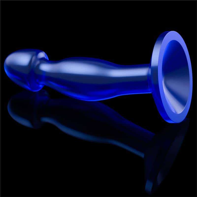 Plug Anal Flawless Blue Transparent 6.5 Plug Anal Flawless Blue Transparent 6.5