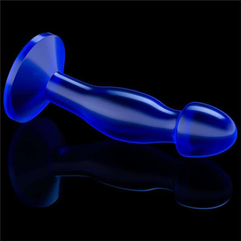 Plug Anal Flawless Blue Transparent 6.5 Plug Anal Flawless Blue Transparent 6.5