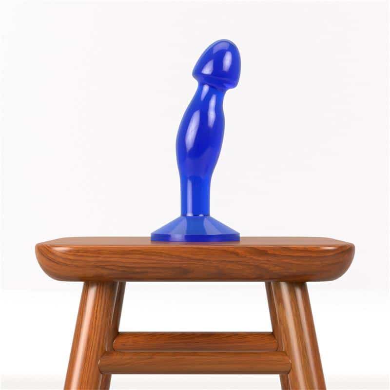 Plug Anal Flawless Blue Transparent 6.5 Plug Anal Flawless Blue Transparent 6.5