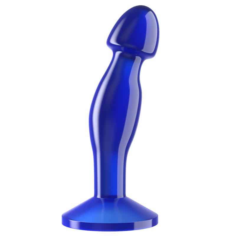 Plug Anal Flawless Blue Transparent 6.5