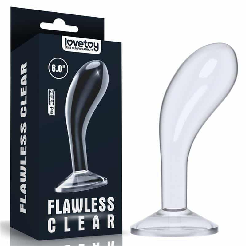 Plug Anal Flawless Clear 6 Transparent Plug Anal Flawless Clear 6 Transparent