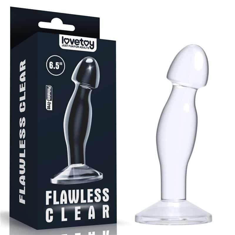 Plug Anal Flawless Clear 6.5 Transparent Plug Anal Flawless Clear 6.5 Transparent