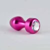 Plug Anal Fuchsia Rosebud with Jewel