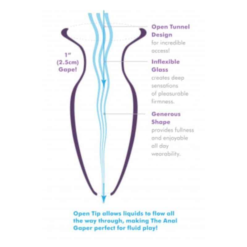 Plug Anal Gaper Large Transparent Plug Anal Gaper Large Transparent
