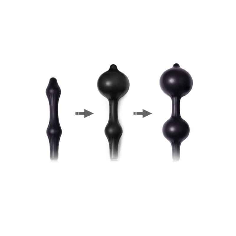 Inflatable Anal Plug with Double Pump Inflatable Anal Plug with Double Pump