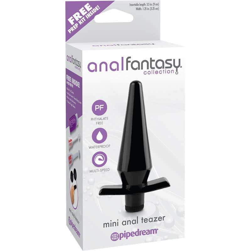 Plug Anal Mini Anal Teazer Black Plug Anal Mini Anal Teazer Black