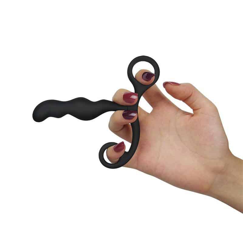 Anal P Spot Teaser Plug Black Anal P Spot Teaser Plug Black