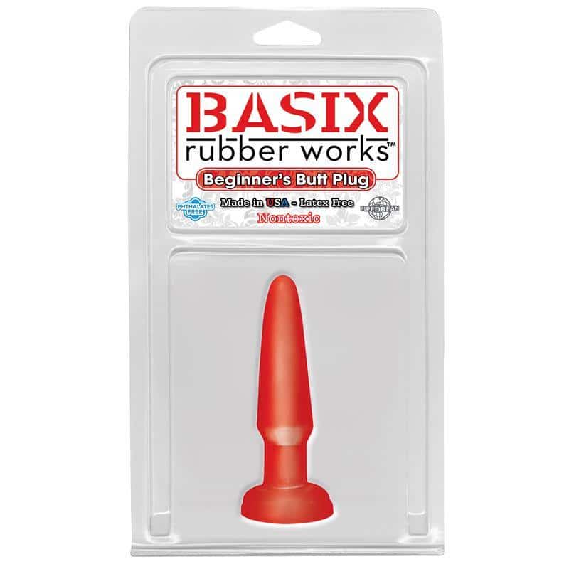 Anal Plug for Beginners Red Anal Plug for Beginners Red