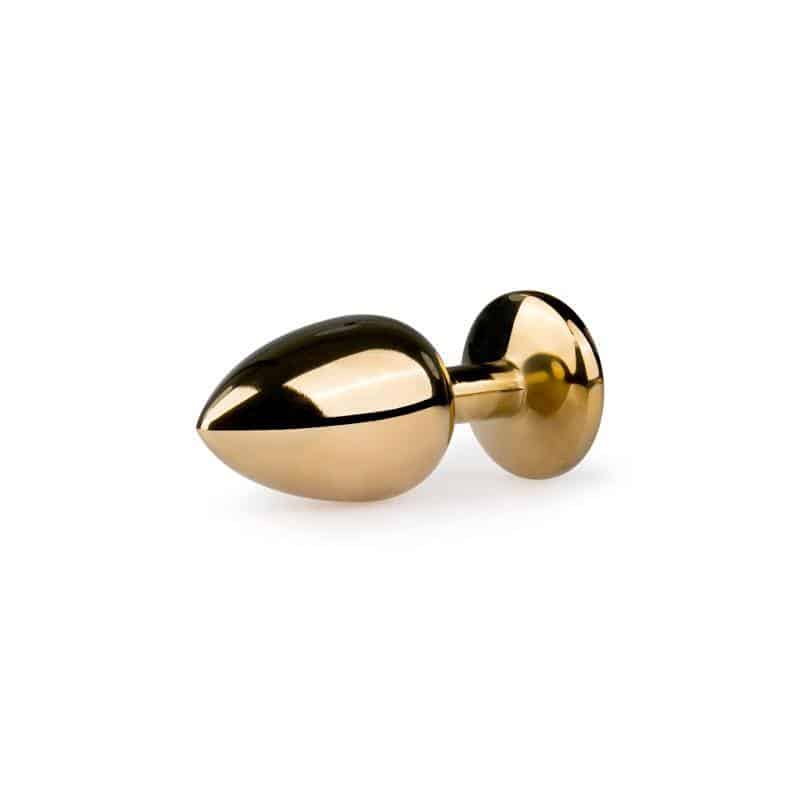 Plug with Transparent Crystal No. 1 - Gold Plug with Transparent Crystal No. 1 - Gold