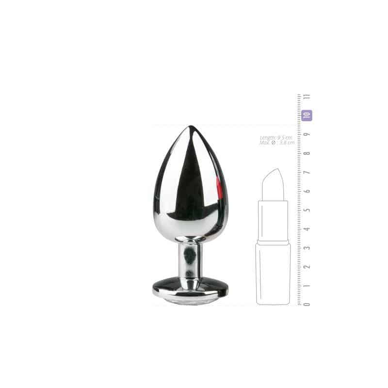 Aluminum Plug No. 6 - Silver/Transparent Aluminum Plug No. 6 - Silver/Transparent