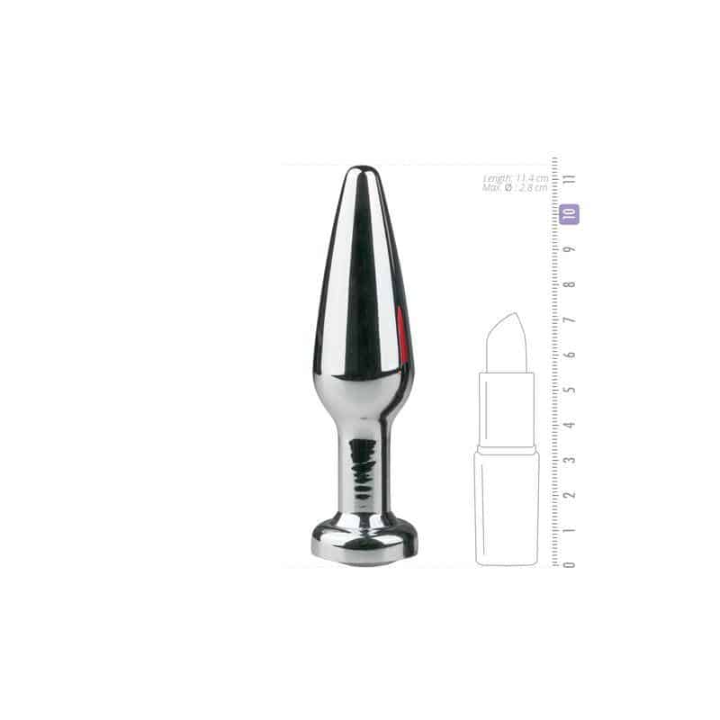 Aluminum Plug No. 9 - Silver / Transparent Aluminum Plug No. 9 - Silver / Transparent