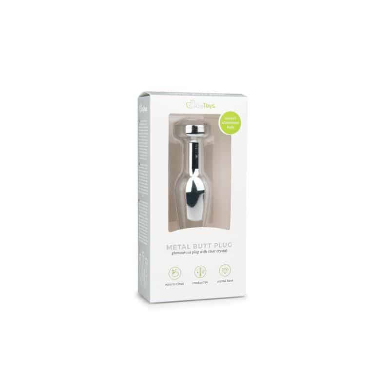 Aluminum Plug No. 9 - Silver / Transparent Aluminum Plug No. 9 - Silver / Transparent