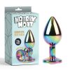 Rainbow Gem Plug Anal Multicolor with Jewel Size M
