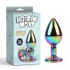 Rainbow Gem Plug Anal multicolor with Gem Size S