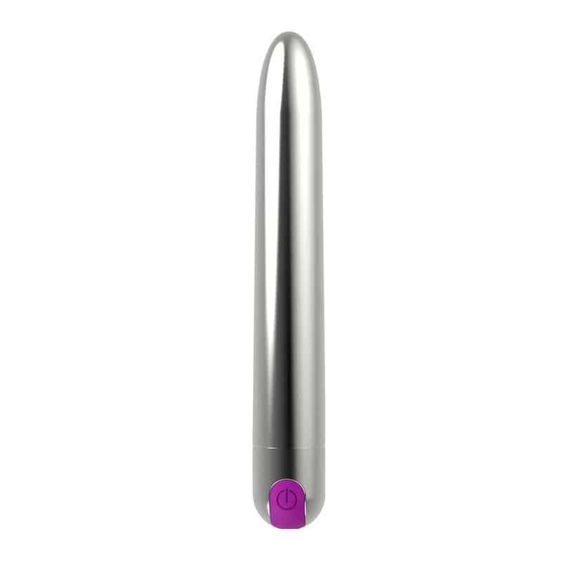 Renee Vibrator 10 Functions 18.5 cm USB Silver Renee Vibrator 10 Functions 18.5 cm USB Silver