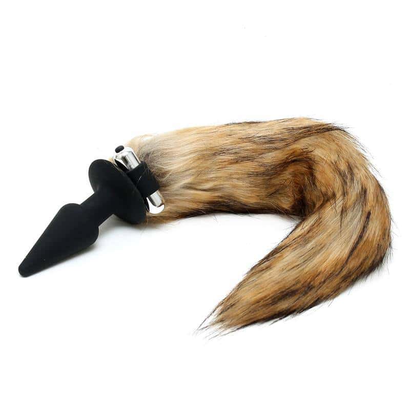 Vibrating Fox Tail Plug Vibrating Fox Tail Plug
