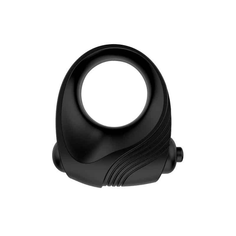Romeri Ring + Bullet Vibrator Silicone Black Romeri Ring + Bullet Vibrator Silicone Black