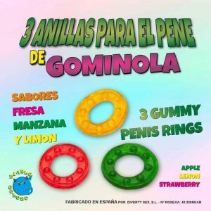 Conjunto 3 Anéis Gominola