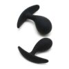 Conjunto de 2 Plugs Anatómicos Copenhagen Preto