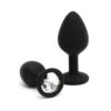 Set of 2 Plugs with Berlin Black Stone