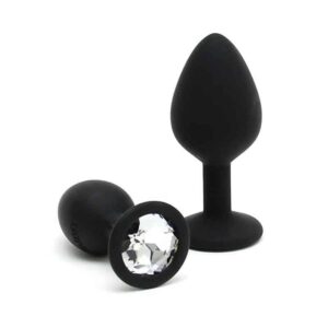 Set of 2 Plugs with Berlin Black Stone