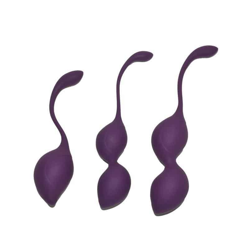 Conjunto de 3 Bolas Kegel Geneva Púrpura