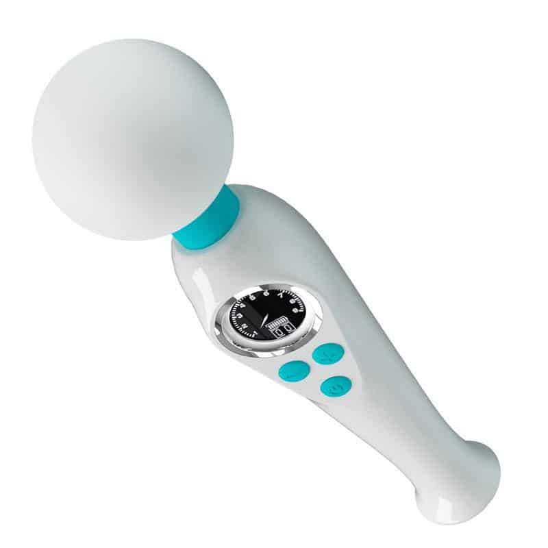 Skyler Massager with Digital Screen White Skyler Massager with Digital Screen White