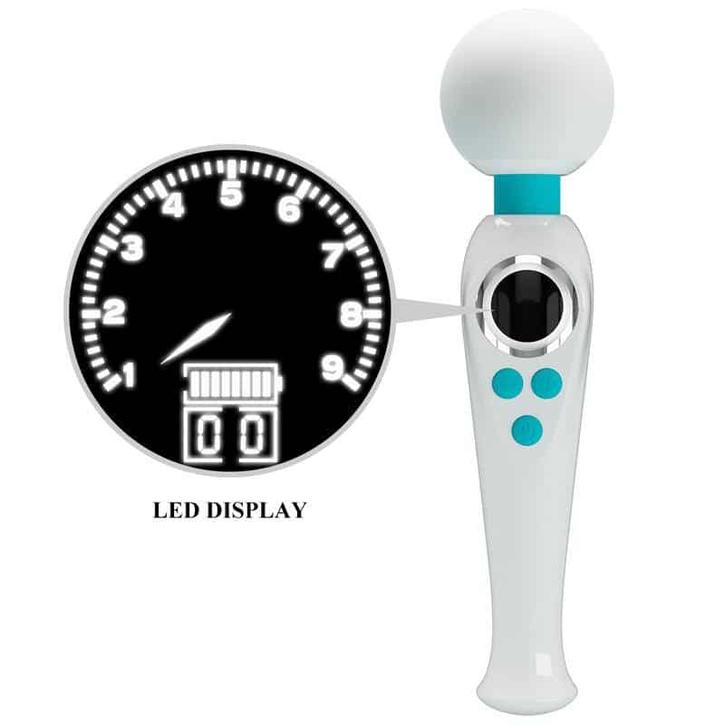 Skyler Massager with Digital Screen White Skyler Massager with Digital Screen White