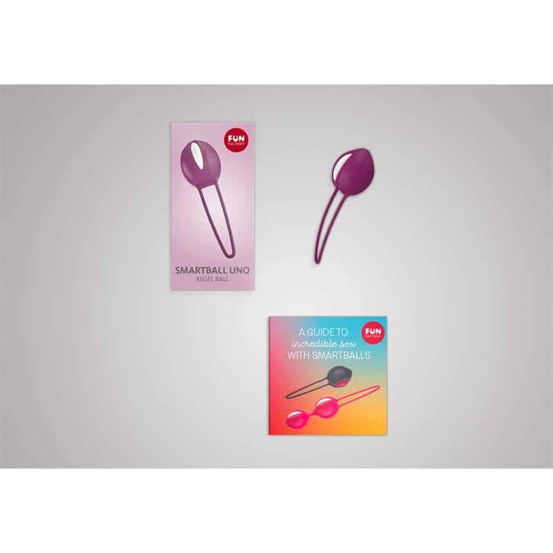 Smartball Uno Bola Kegel White/Grape Smartball Uno Bola Kegel White/Grape
