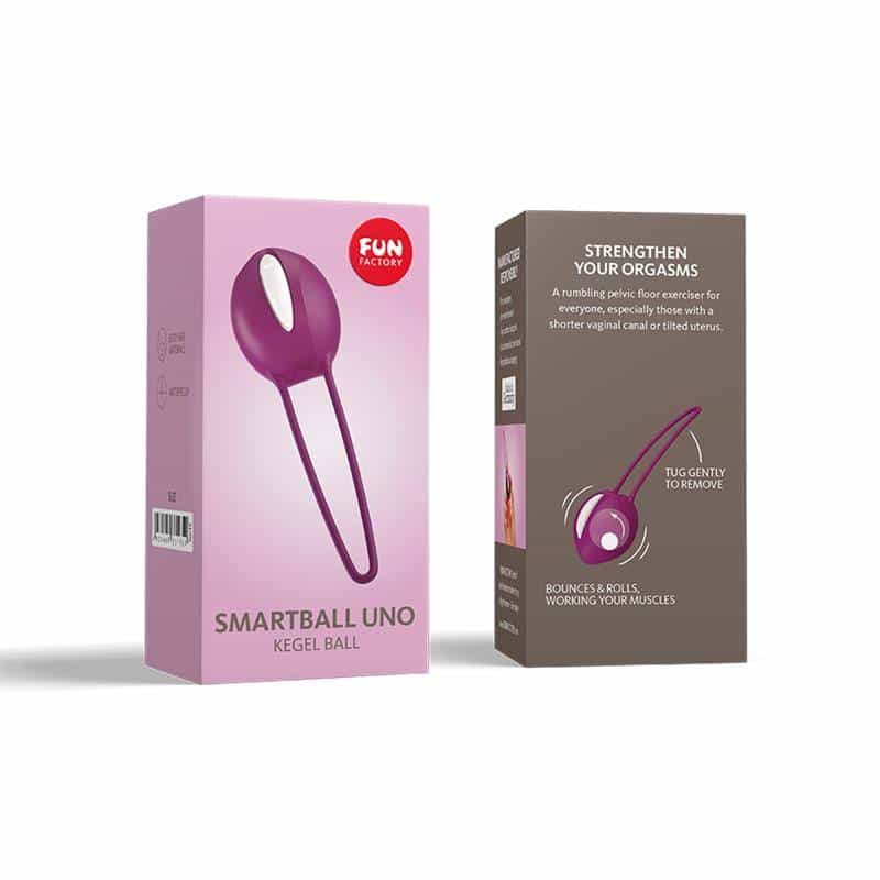 Smartball Uno Bola Kegel White/Grape Smartball Uno Bola Kegel White/Grape