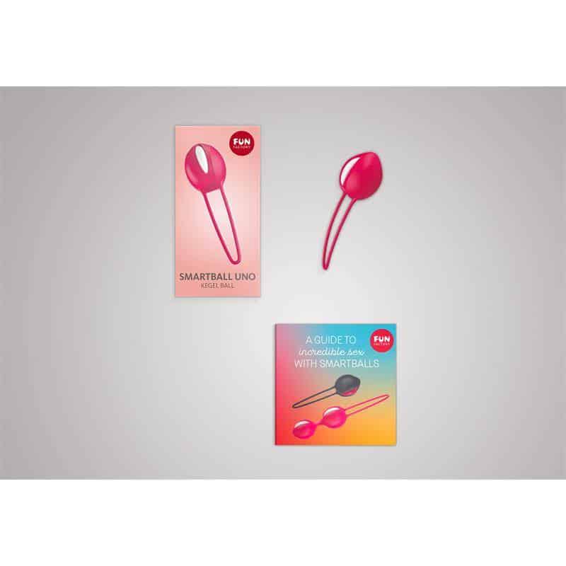 Smartball One Kegel Ball White/India Red Smartball One Kegel Ball White/India Red