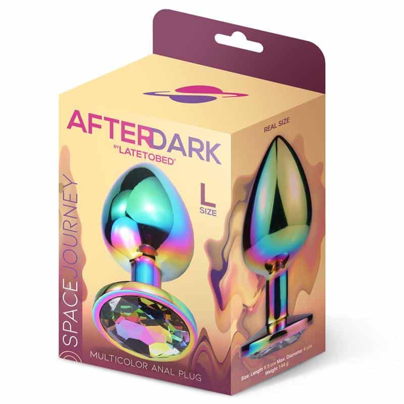 Space Journey Plug Anal Multicolor Jewel Size L Space Journey Plug Anal Multicolor Jewel Size L