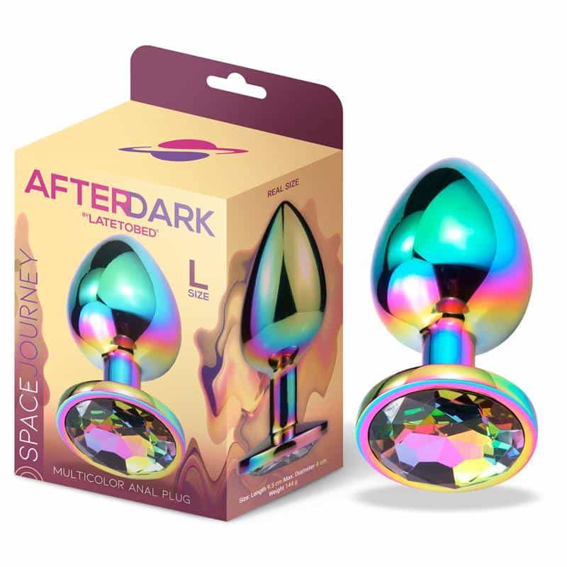 Space Journey Plug Anal Multicolor Jewel Size L