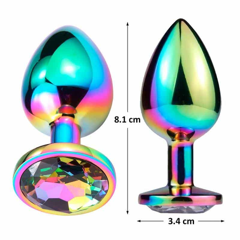Space Journey Plug Anal Multicolor and Jewel Size M Space Journey Plug Anal Multicolor and Jewel Size M