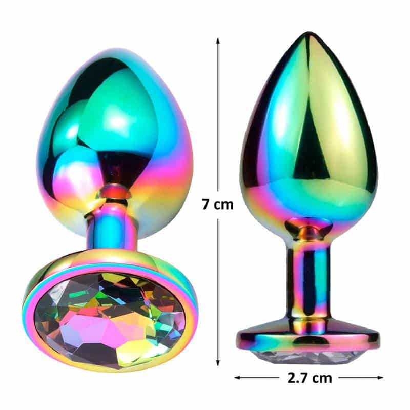 Space Journey Plug Anal Multicolor and Jewel Size S Space Journey Plug Anal Multicolor and Jewel Size S