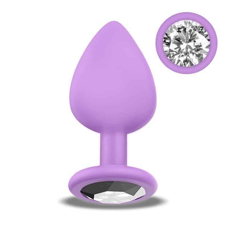 Sparkly Plug Anal Silicon Talla S Lilac Sparkly Plug Anal Silicon Talla S Lilac
