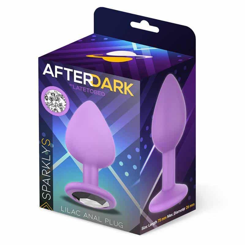 Sparkly Plug Anal Silicon Talla S Lilac Sparkly Plug Anal Silicon Talla S Lilac