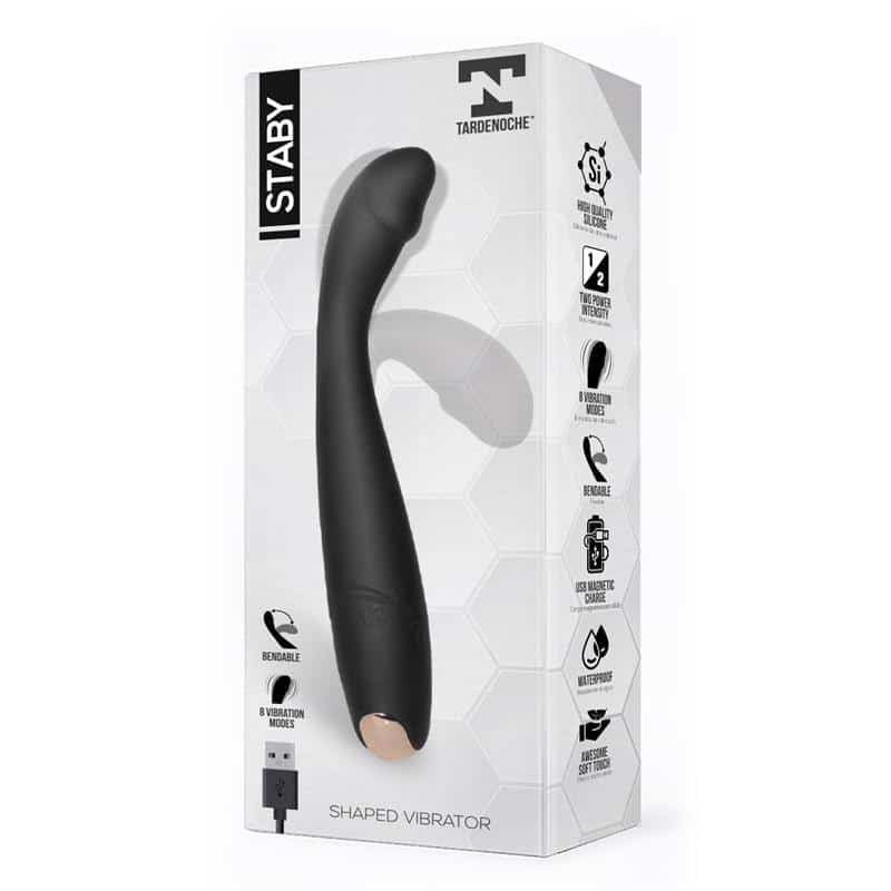 Staby Vibrador Silicona Flexible-Bendable Staby Vibrador Silicona Flexible-Bendable